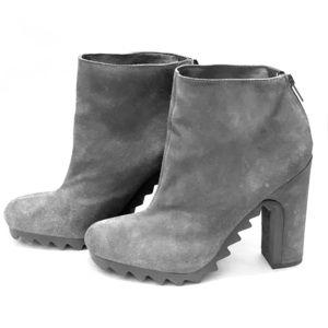 Circus by Sam Edelman Suede Gray Ankle Boots